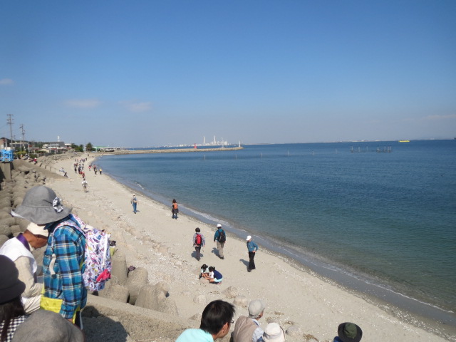 歩き遍路隊・５三河の浜.JPG