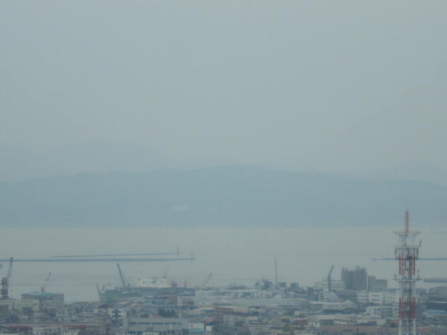２・五稜郭タワーから函館湾.JPG
